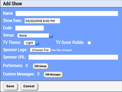 Human Input add show parameters
