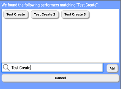 Human Input search performers to add to lineup